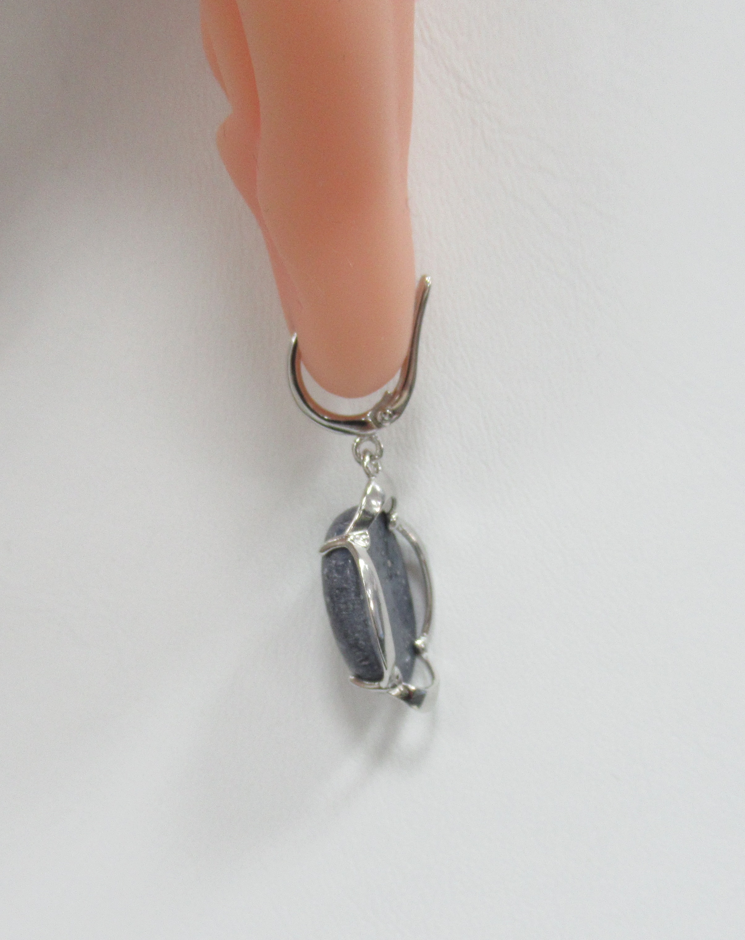 Серебряные серьги с кораллами Акори
